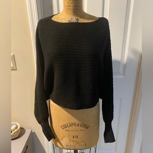 Altar’d State Women’s Black Poncho Sweater size medium